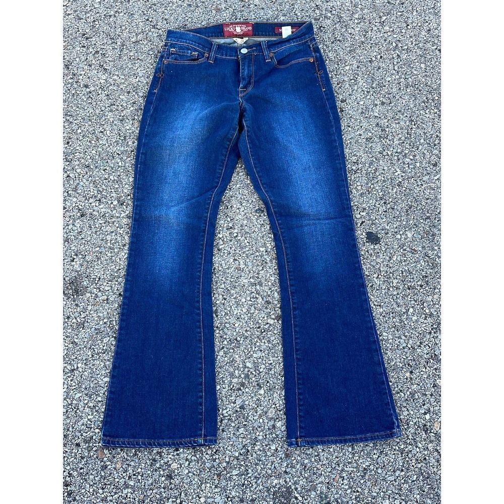 Lucky brand Jeans Womens 6/28 regular Sofia bootcut dark wash low rise denim - Picture 3 of 12